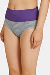 Zivame Anti-Microbial High Rise Full Coverage Tummy Tucker Hipster Panty (Pack of 2) - Multicolor — thumbnail 7